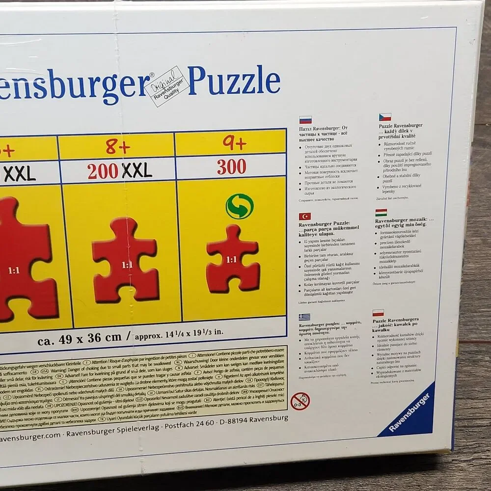 New Ravensburger Puzzle 100 XXL Pieces Firefighter Fire Truck Sealed